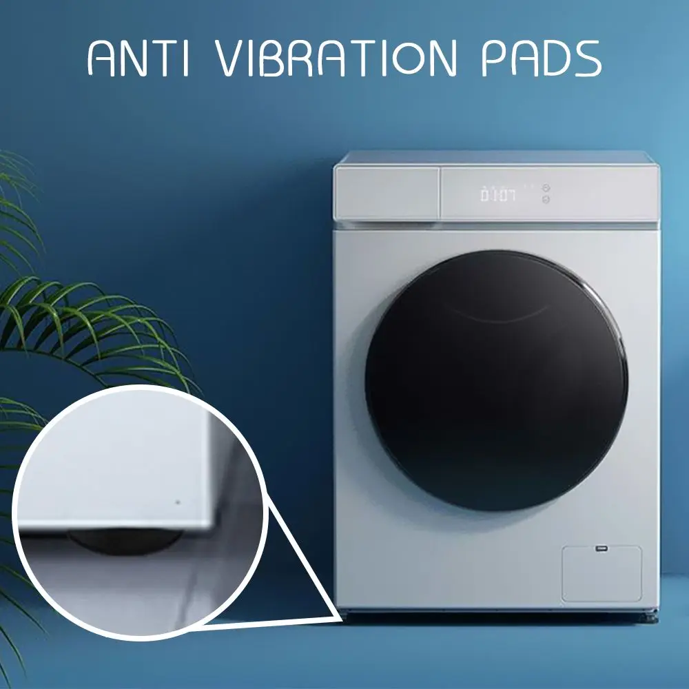 Anti-vibration Pads Washer Noise Reducing Shake Free Slip Mats Reducing Refrigerator Sponge Round Refrigerator Mute Mat