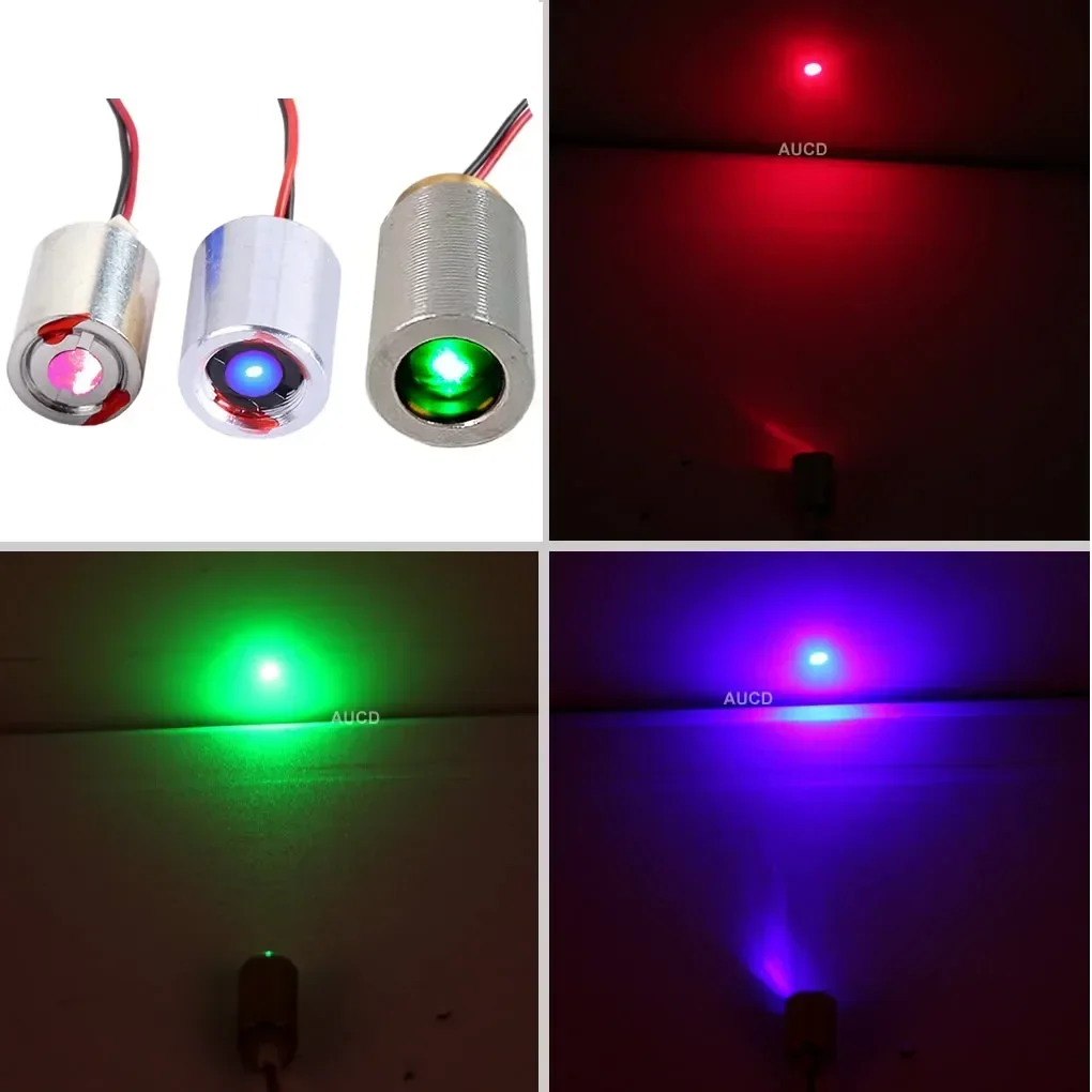 Red-100mW 130mA Green-50mW 300mA Blue-100mW 130mA RGB Dot Lights Laser Module Diode For DPSS Projecter Sight Stage Lighting Part
