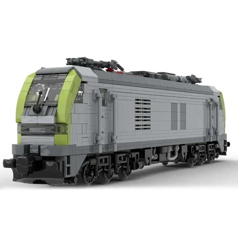 City Train รุ่น Moc อาคารอิฐ BR 159 - Eurodual Captrain เทคโนโลยี Modular Blocks ของขวัญของเล่นคริสต์มาส DIY ชุดประกอบ