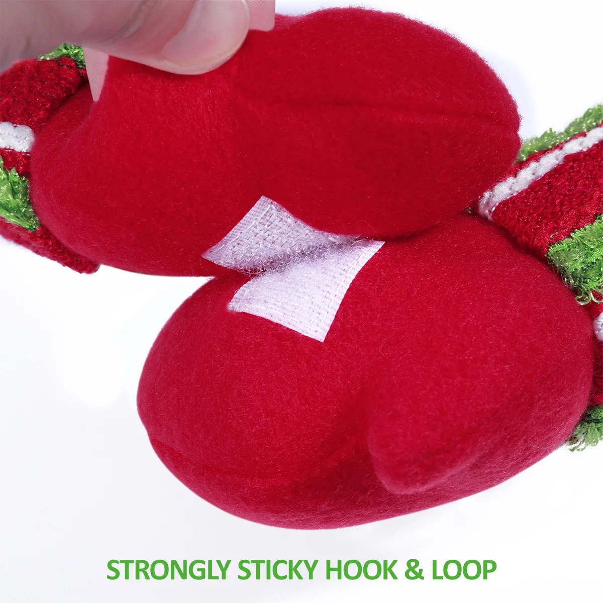 

Christmas Decorations Snowman Tree Topper Hugger Festive naments for Home Party Celebrations Christmas Red Mittens