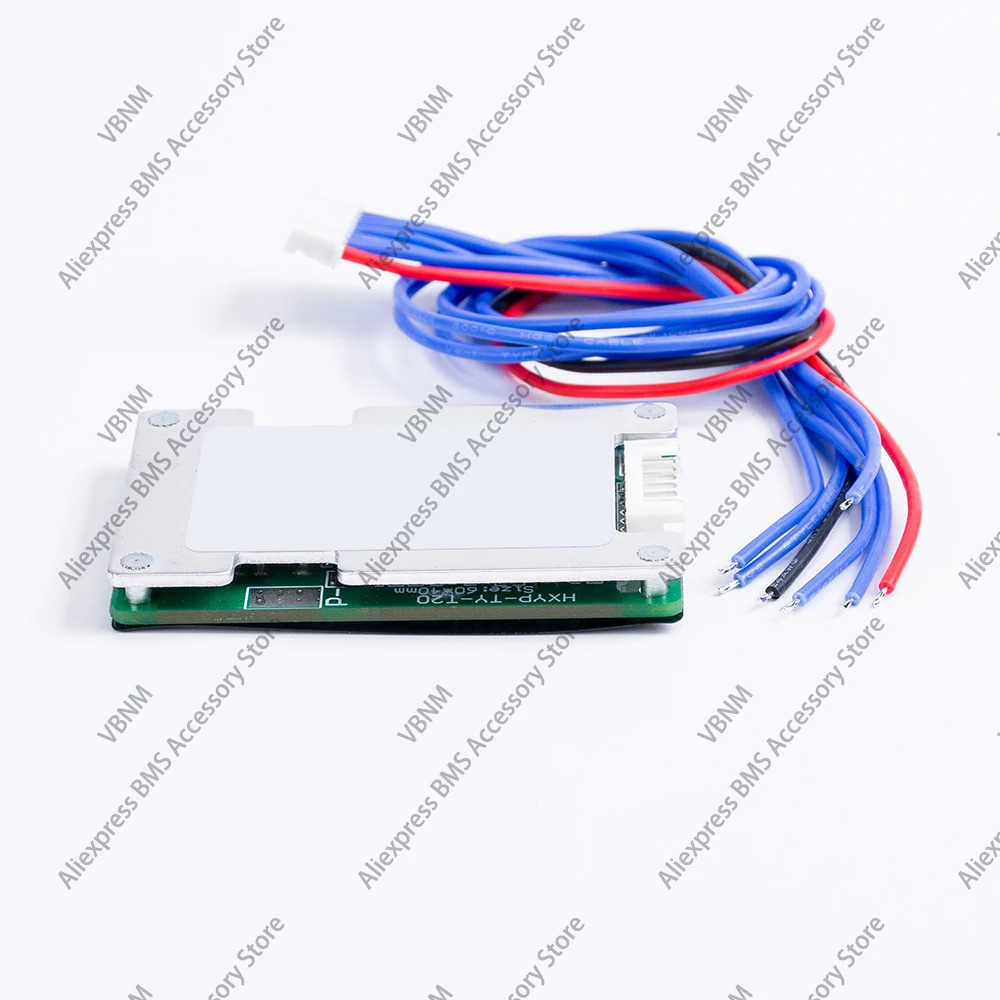 15A BMS 6S 25.2V สำหรับแบตเตอรี่ลิเธียม3.7V พอร์ตทั่วไปการป้องกันอุณหภูมิคายประจุมากเกินไป E-BIKE 60*40*3.6มม.