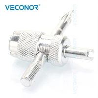 Herramienta de extracción de vástago de válvula de neumático 4 en 1, extractor de vástago de válvula, herramienta de reparación de neumáticos, herramienta de extracción de núcleo de válvula, herramienta de limpieza de neumáticos