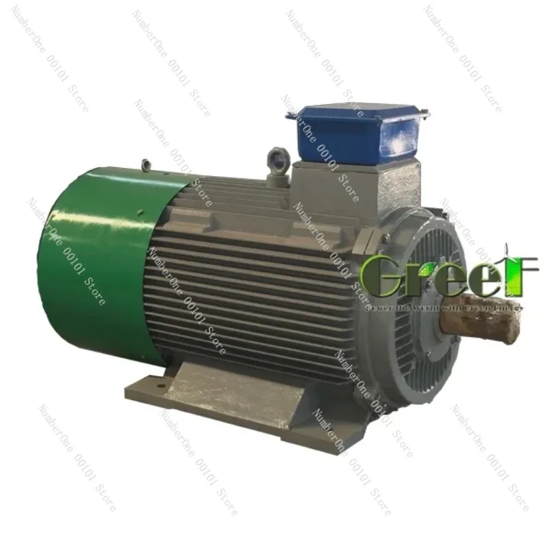 Alternator Magnet permanen Rpm rendah 20 kw-200 kW, Generator magnetik energi bebas