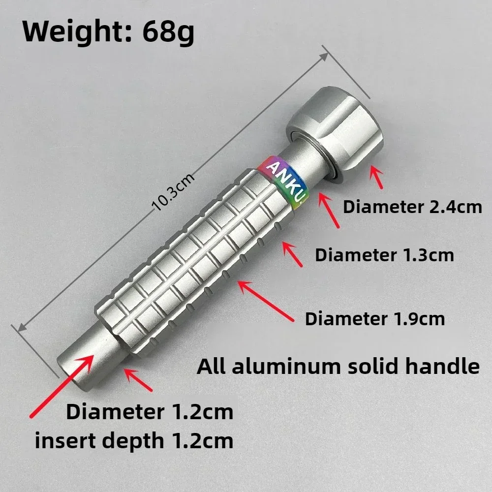 Metall-Schraubendreher-Set 6,35mm EDC-Werkzeug Mini-Schraubendreher 1/4'' Aufsatzkopf-Griff Multifunktionale Schraubendreher Reparaturwerkzeuge – Detail 4