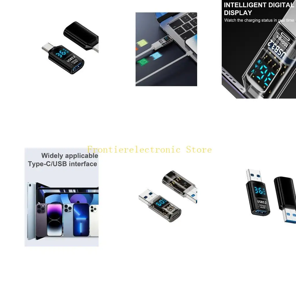 G8DB USB C to USB A Adapter Male to Female Converters 10Gbps Quick Data Transfer