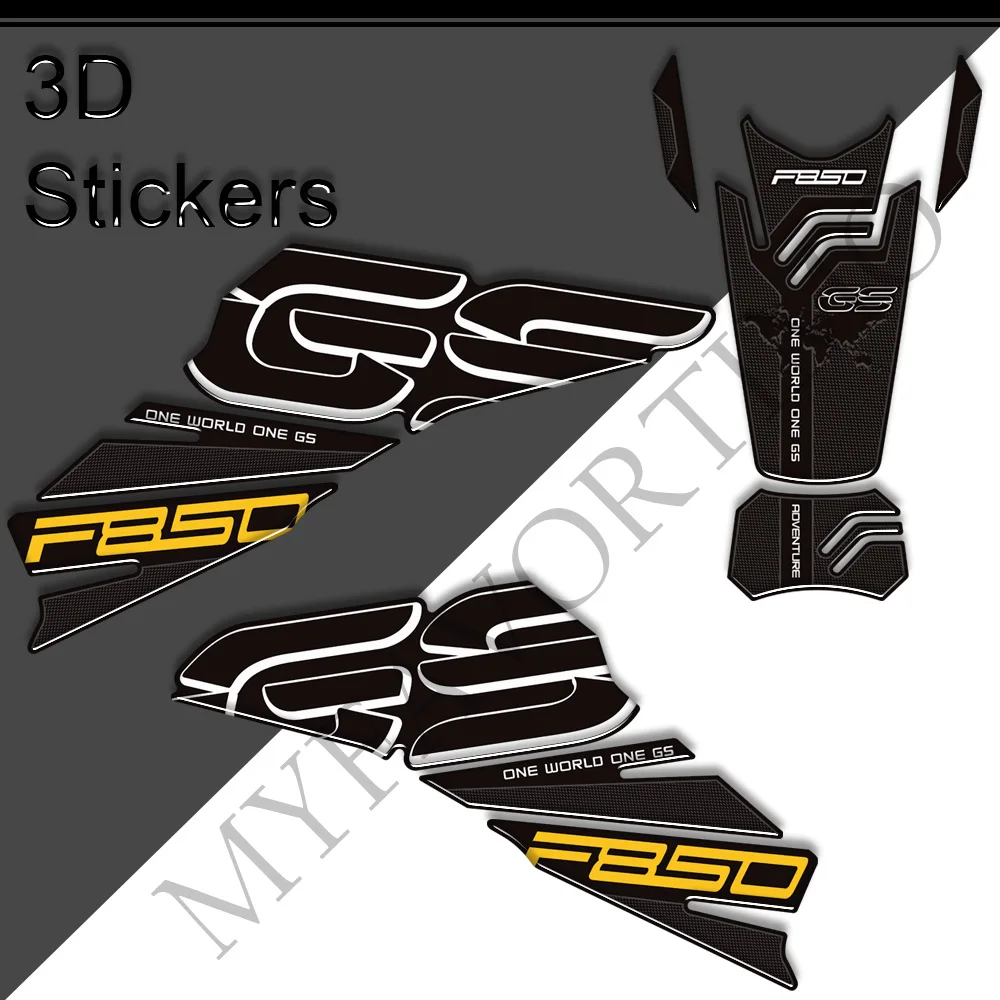 Stickers For BMW F850GS F850 F 850 GS GSA Adventure Tank Pad Grips Protection Gas Fuel Oil Kit Knee Tankpad