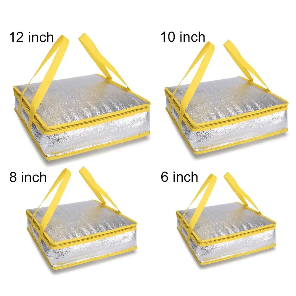 حقيبة تخزين المشروبات القابلة للطي، حقيبة عزل حراري للطعام، حقيبة تبريد، حقيبة توصيل البيتزا #6