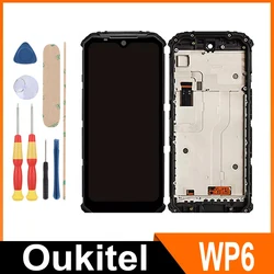For OUKITEL WP6 C59 C59 Pro C60 C60 Pro / LCD Display + Touch Screen+With Frame