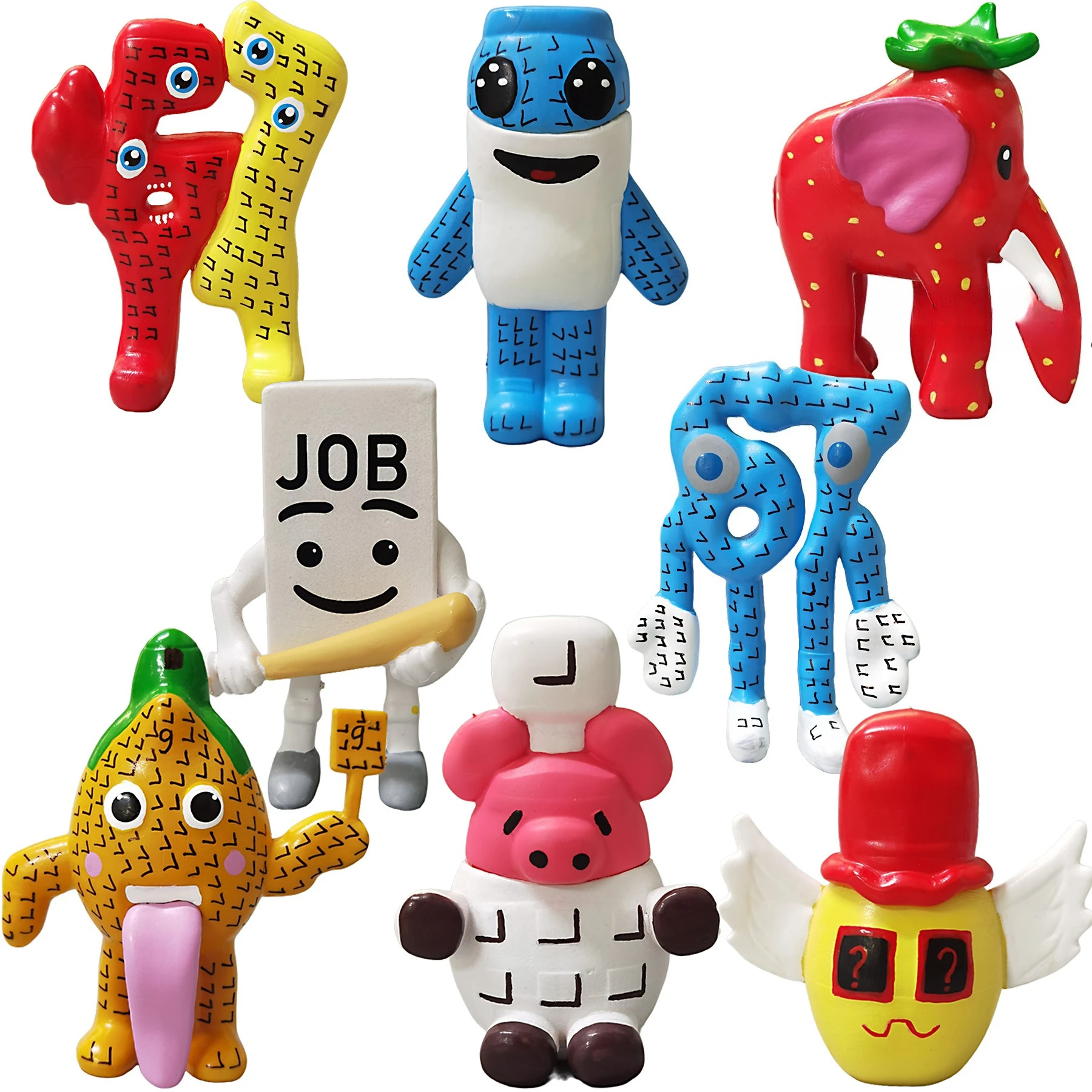 Neues heißes Spielzeugprodukt Stahl Brainrot Stealing Brain Corruption Action Handheld Desktop Dekoration Modell Ornament Basis Vollständige Details