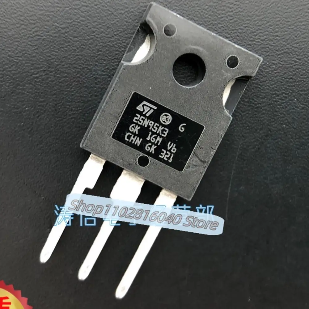 10PCS/Lot STW25N95K3  25N95K3  22A/950V N TO-247  Best Quality Imported Original Spot