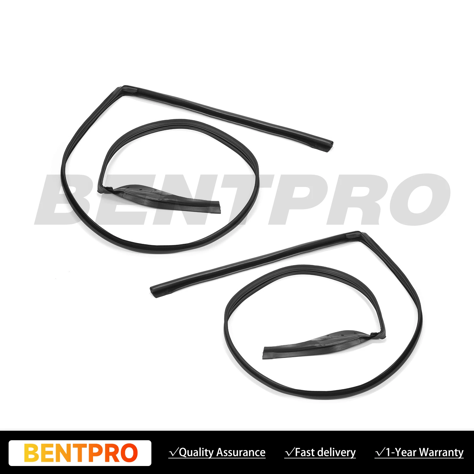 Rear Door Upper Seal Gasket Right+Left For BMW 7Series 730Li 740Li 750Li 760Li 51357179123 51357179124