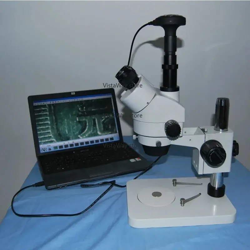 Digital microscope USB portable electronic zoom magnifying glass with professional imaging software built-in lens