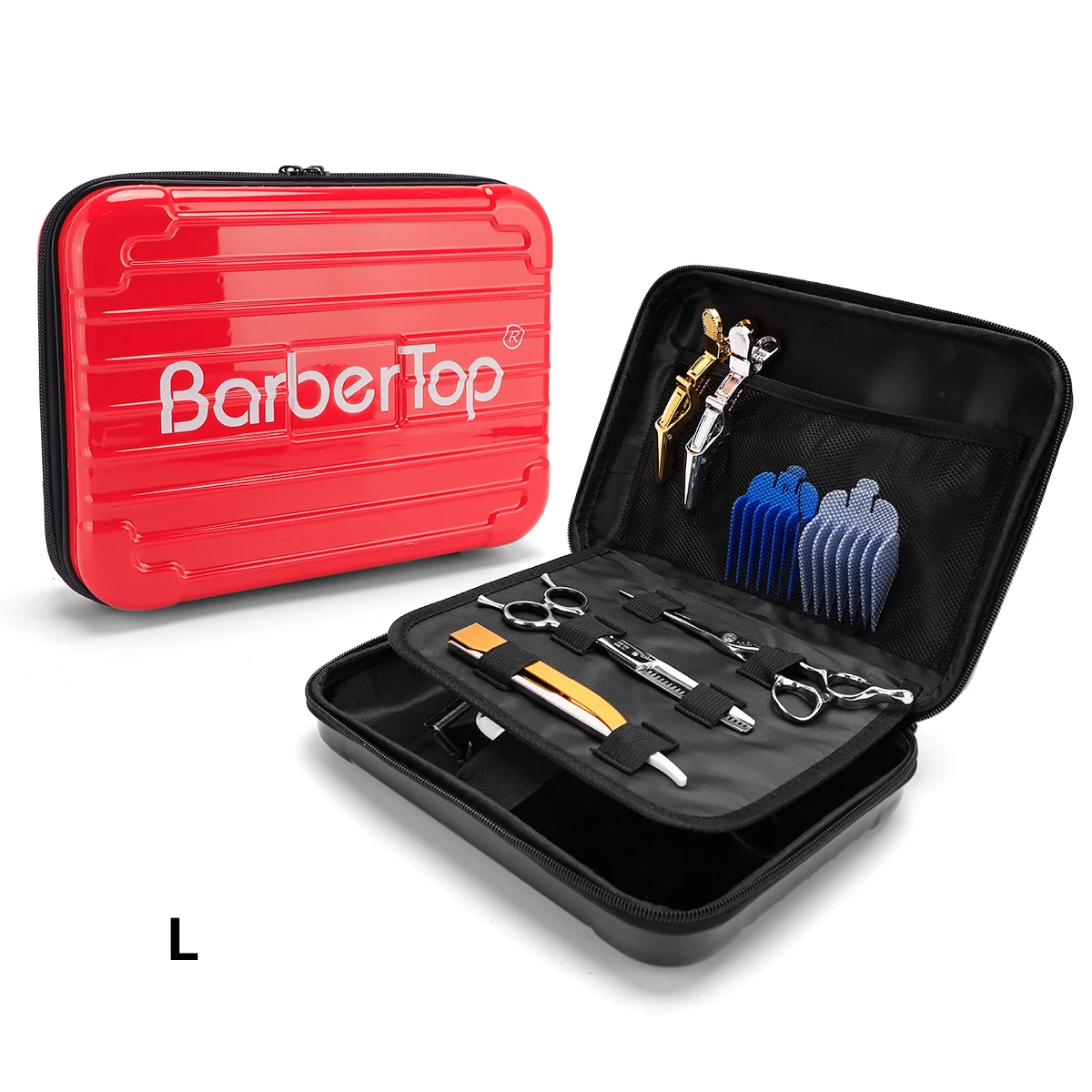 Hairdressing Tools Storage Box Salon Professional Scissors Combs Case Waterproof Portable Suitcase Barbershop Toolbox Supplies