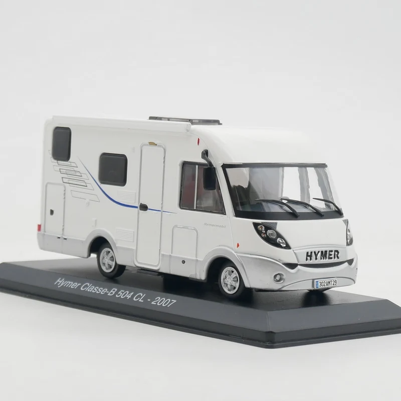 

Diecast Ixo 1:43 Scale Hymer Classe-B 504 CL 2007 Touring Car Alloy Car Model Collectible Toy Gift Souvenir Display Ornament