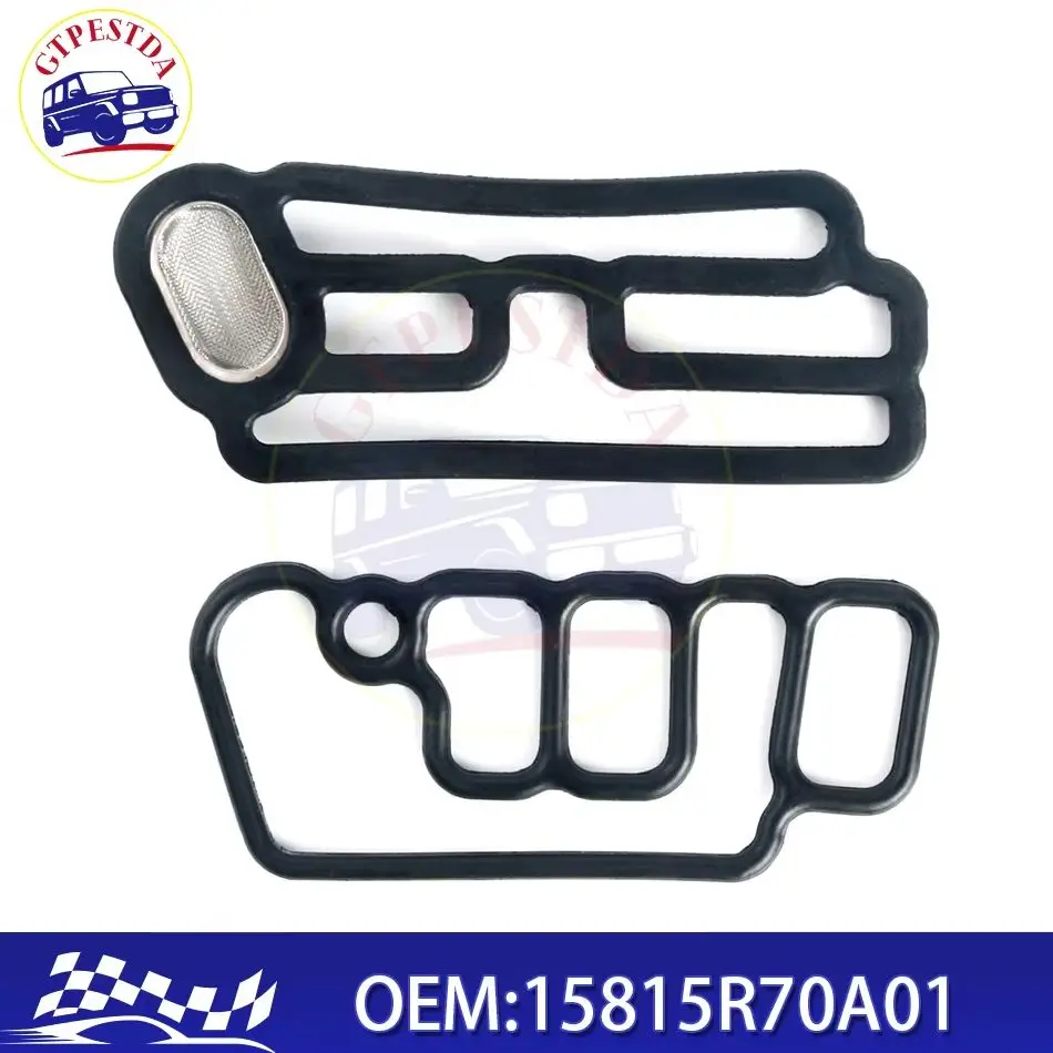 

2Pcs 15815R70A01 15845R70A01 Cylinder Head Solenoid VTEC Gasket Spool Fit For Honda Accord Acura 15815-R70-A01 15845-R70-A01 New
