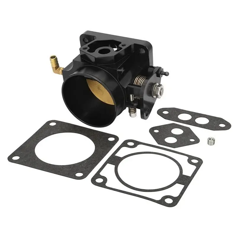 

High Performance 75Mm Intake Manifold Throttle Valve With Sensor For 86-93 Ford Mustang GT Cobra LX 5.0 SL Throttle Body