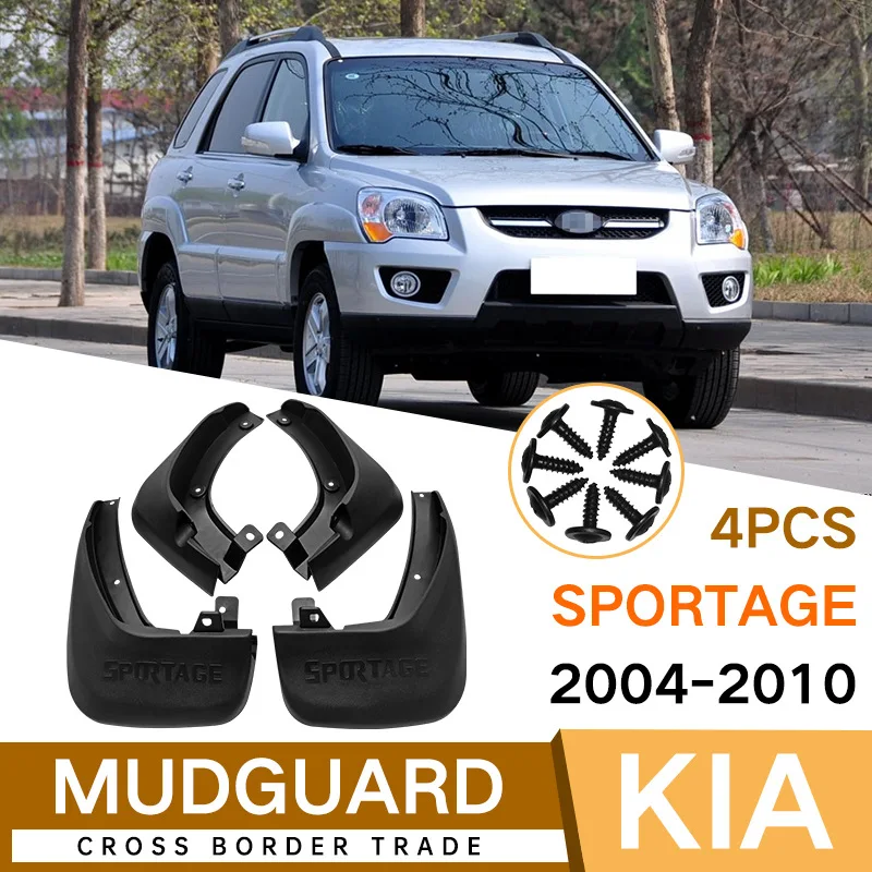 Mud Flaps For Kia Sportage 2004-2010 MudFlaps Front Rear Fender Car Accessories