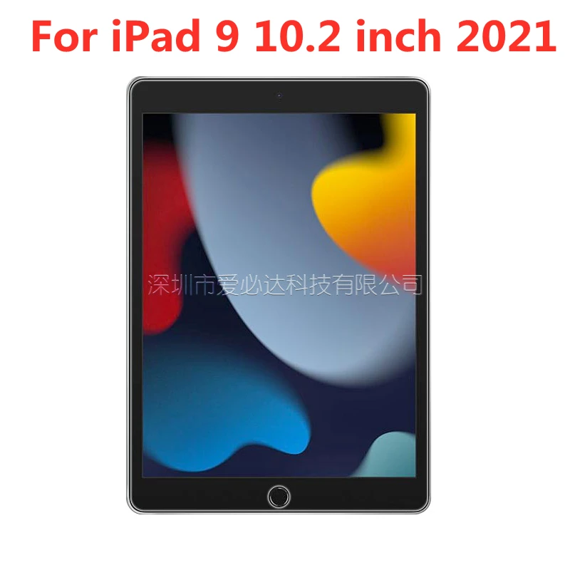 

Прозрачное закаленное стекло 9H для планшета iPad 9 10,2 дюйма 2021 защита экрана от царапин