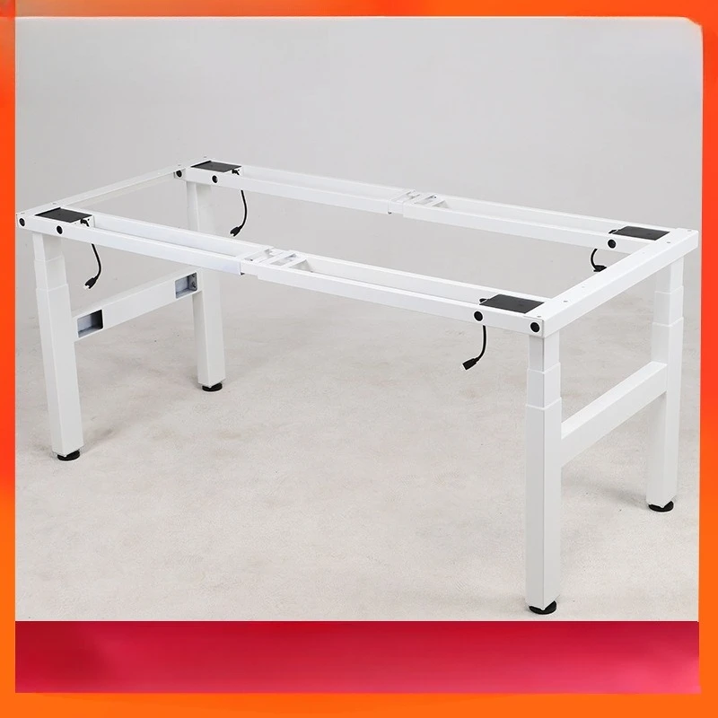 Electric lifting conference table, intelligent movable four-leg lifting computer table