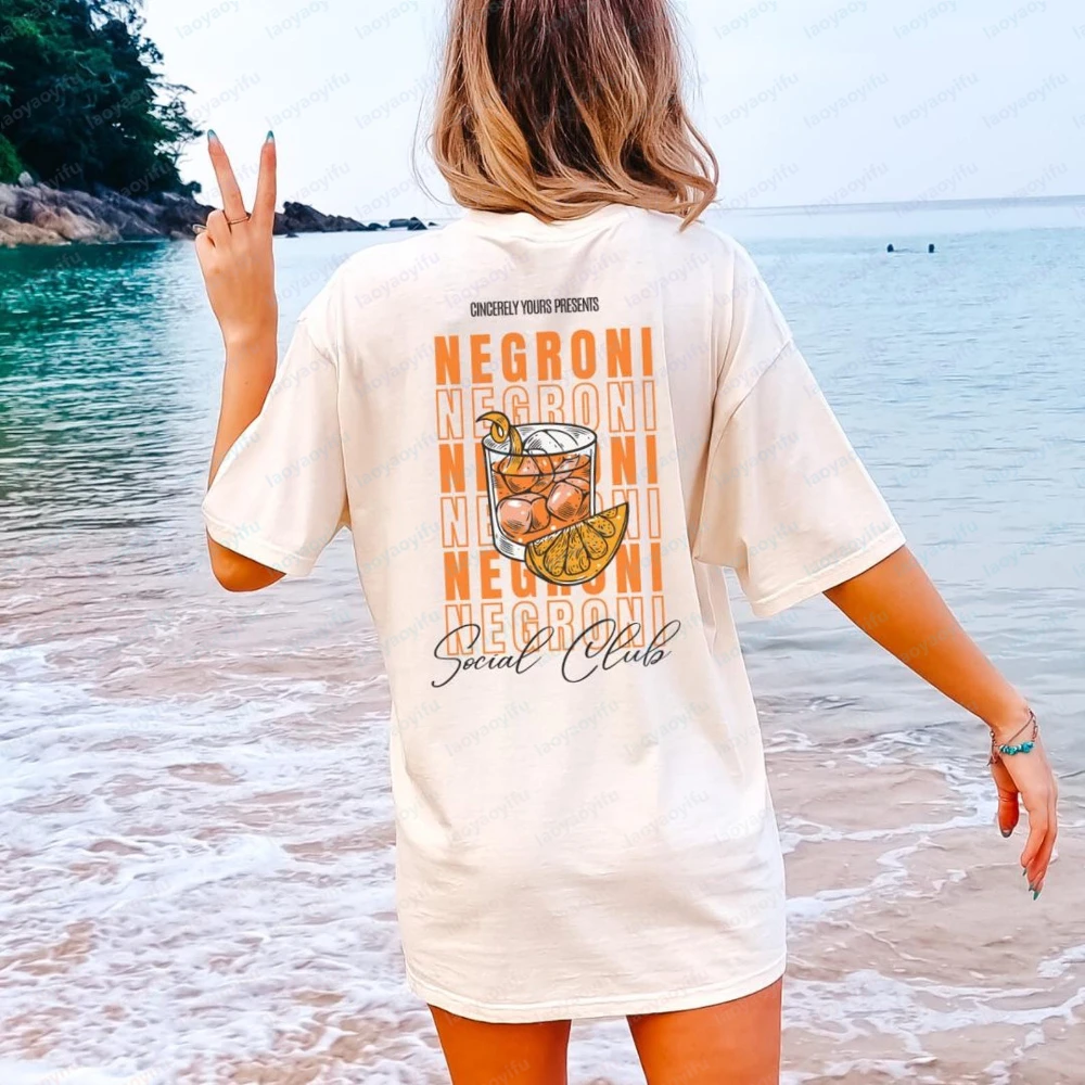 Negroni-Social-Club-Shirt-Retro-90s-Cocktail-Tee-Summer-Beach-Vintage-Party-Shirt-Hipster-Mom-Gift-Festival-Malle-Drink-T-Shirt