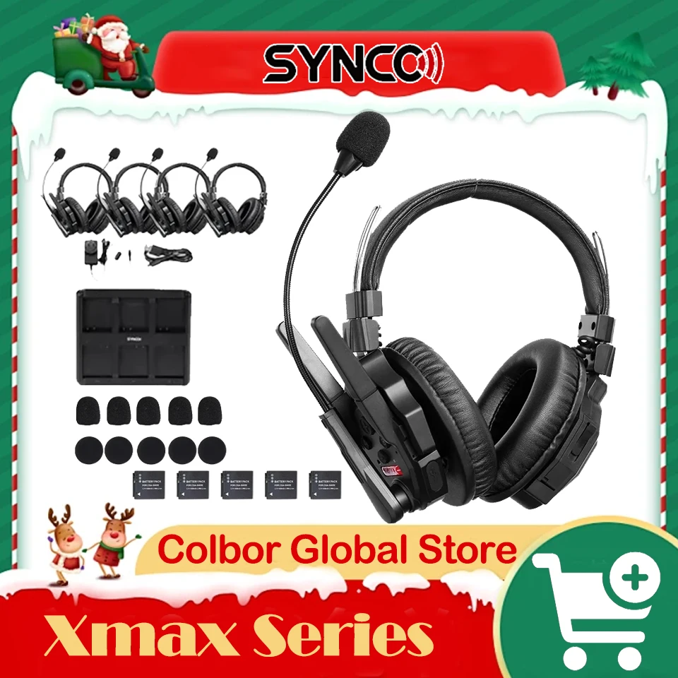 Synco-Bluetoothワイヤレスヘッドセット,デュアルイヤーアイソレーション,ノイズキャンセル,通信チーム,インターホンシステム,xTalk,xmaxシリーズ