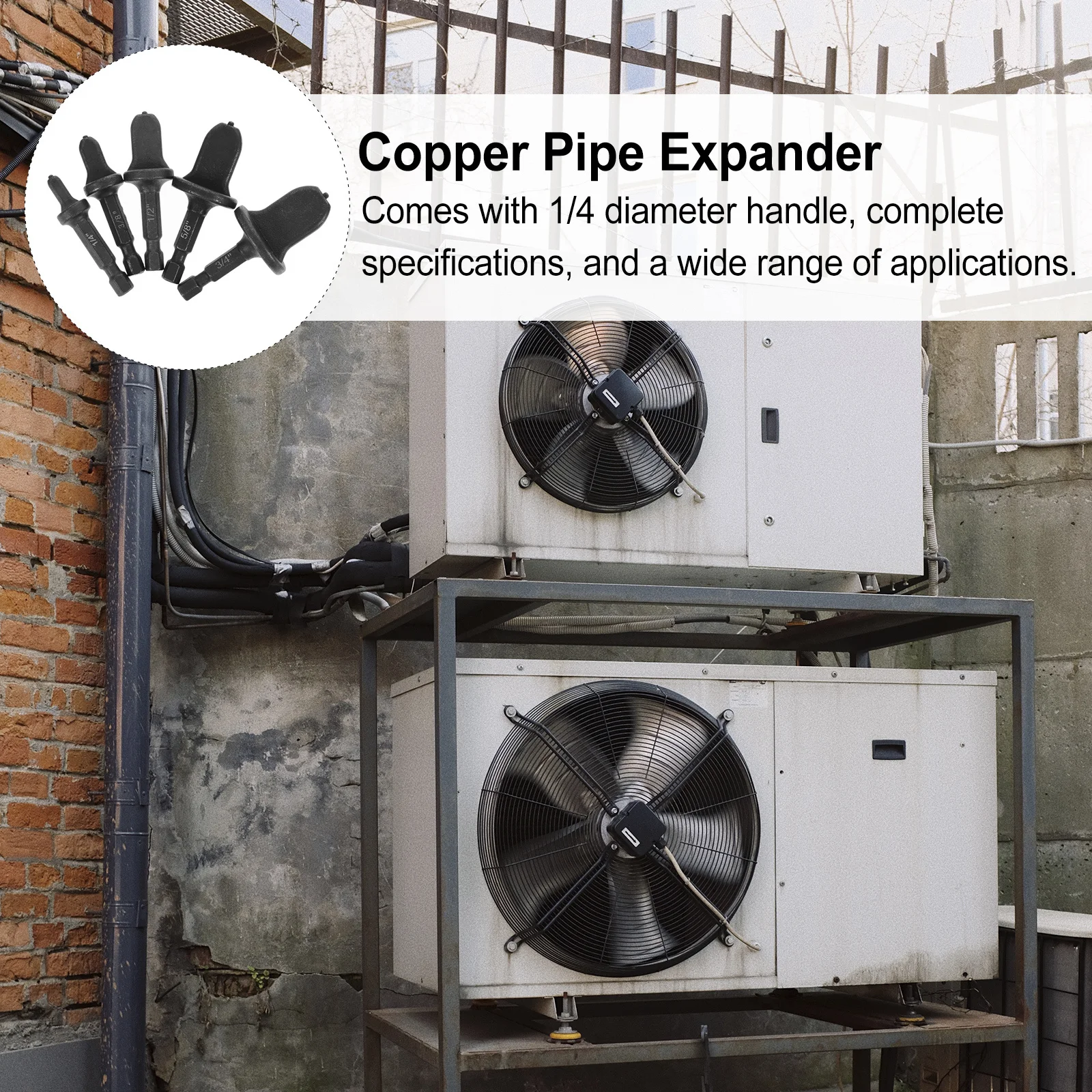 5 قطعة مجموعة توسيع أنبوب النحاس أداة إحراق متينة للثلاجة والفريزر وصيانة التيار المتردد احترافية وعمر طويل