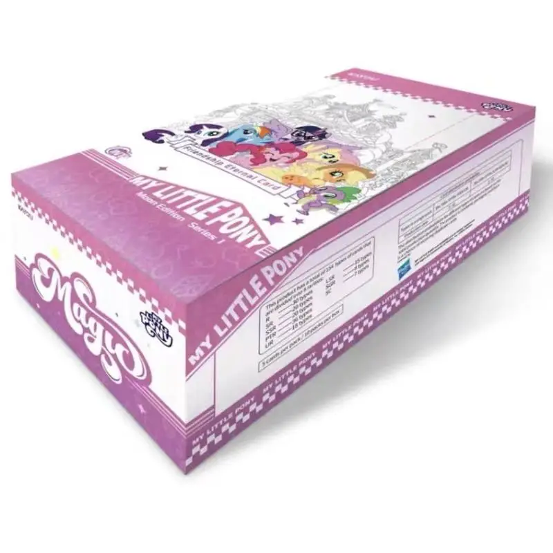 Kayou My Little Pony Cards Overseas English Version Hobby Anime Trading Card Game Birthday Holiday Gifts