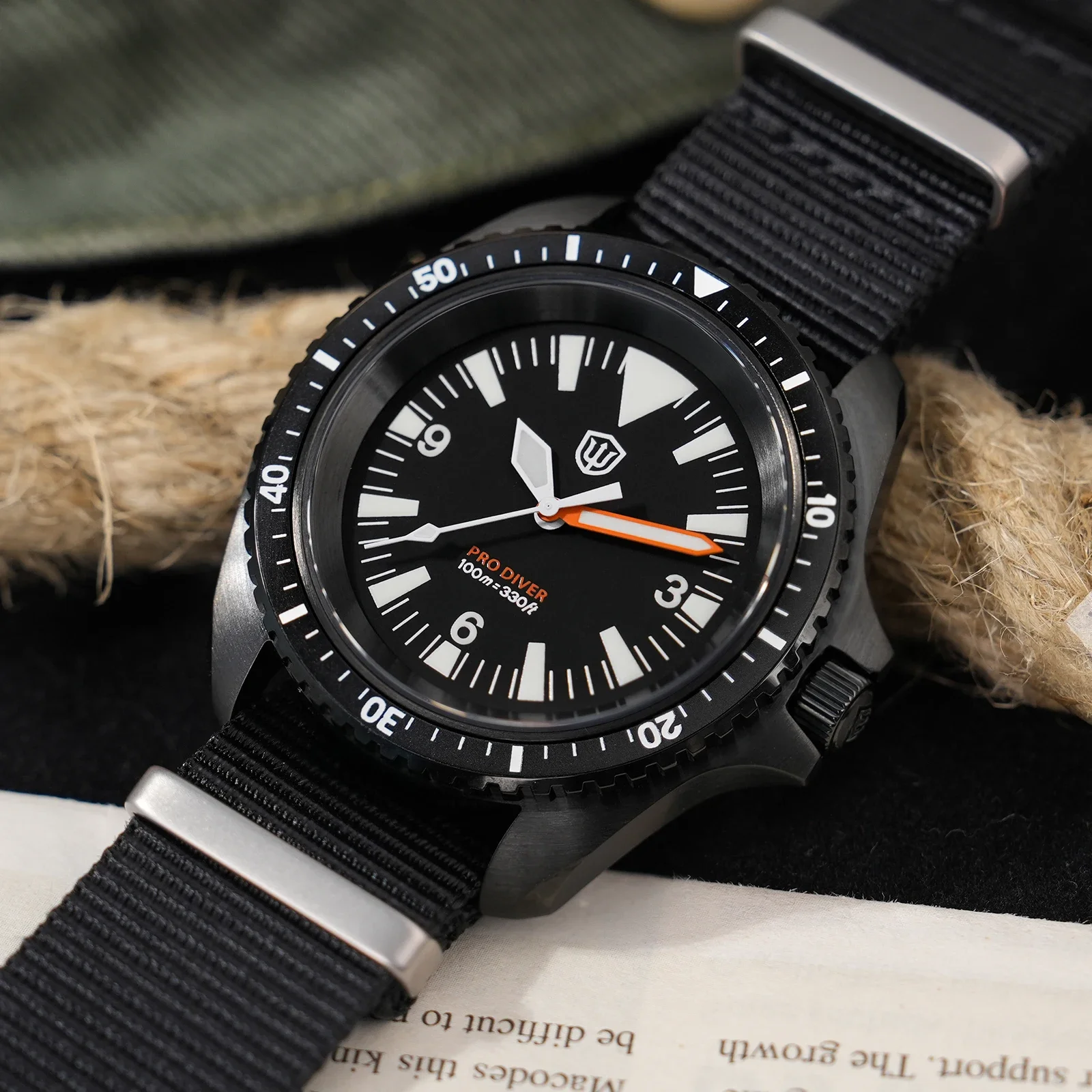 Watchdives WD1980 V3 38 مللي متر ساعة كوارتز VH31 روندا 517 سويب ثانية حركة كوارتز مضيئة الياقوت الرجال PVD الساعات