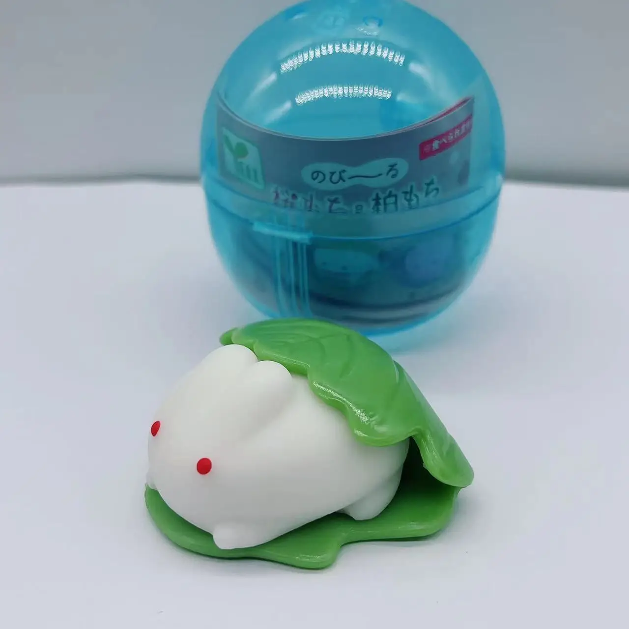 Yell capsule toys Growing Sakura Mochi & Kashiwa Mochi kawaii seal cat rabbit pig bear ghost dim sum Soft squeeze figures