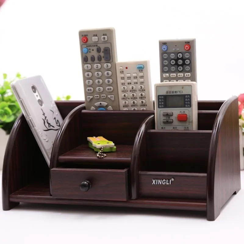 Desktop Remote Control Board Storage Box Office Living Room Coffee Tabletop Tissue Storage Box Rocking Remote Control Box ZG689