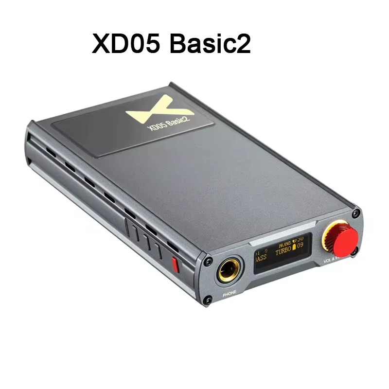 

XDUOO XD05 Basic2 Portable HiFi DAC Headphone Amplifier Decoder LE Audio Bluetooth 5.4 DAC CS43131 Chips DSD256 PCM32bit/384KHz