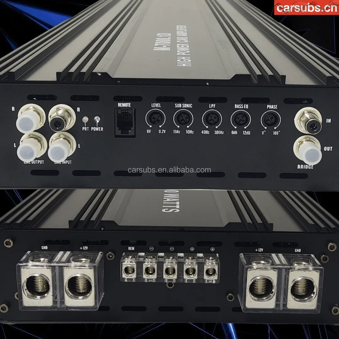 Korea  Board Car Subwoofer Amplifier RMS 7000W Class D Max 1 Ohm Peak 14000W SPL Strong Bass Monoblock Car Amplifier