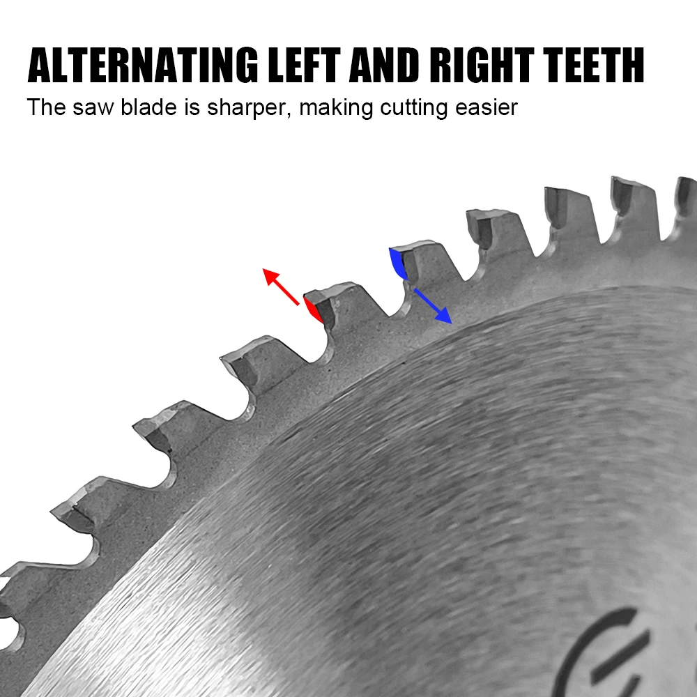 كامولي 7 بوصة 180 مم شفرة منشار دائري كهربائي 25.4 مم قطع الصلب والألومنيوم والحديد والمعادن والخشب والبلاستيك وما إلى ذلك