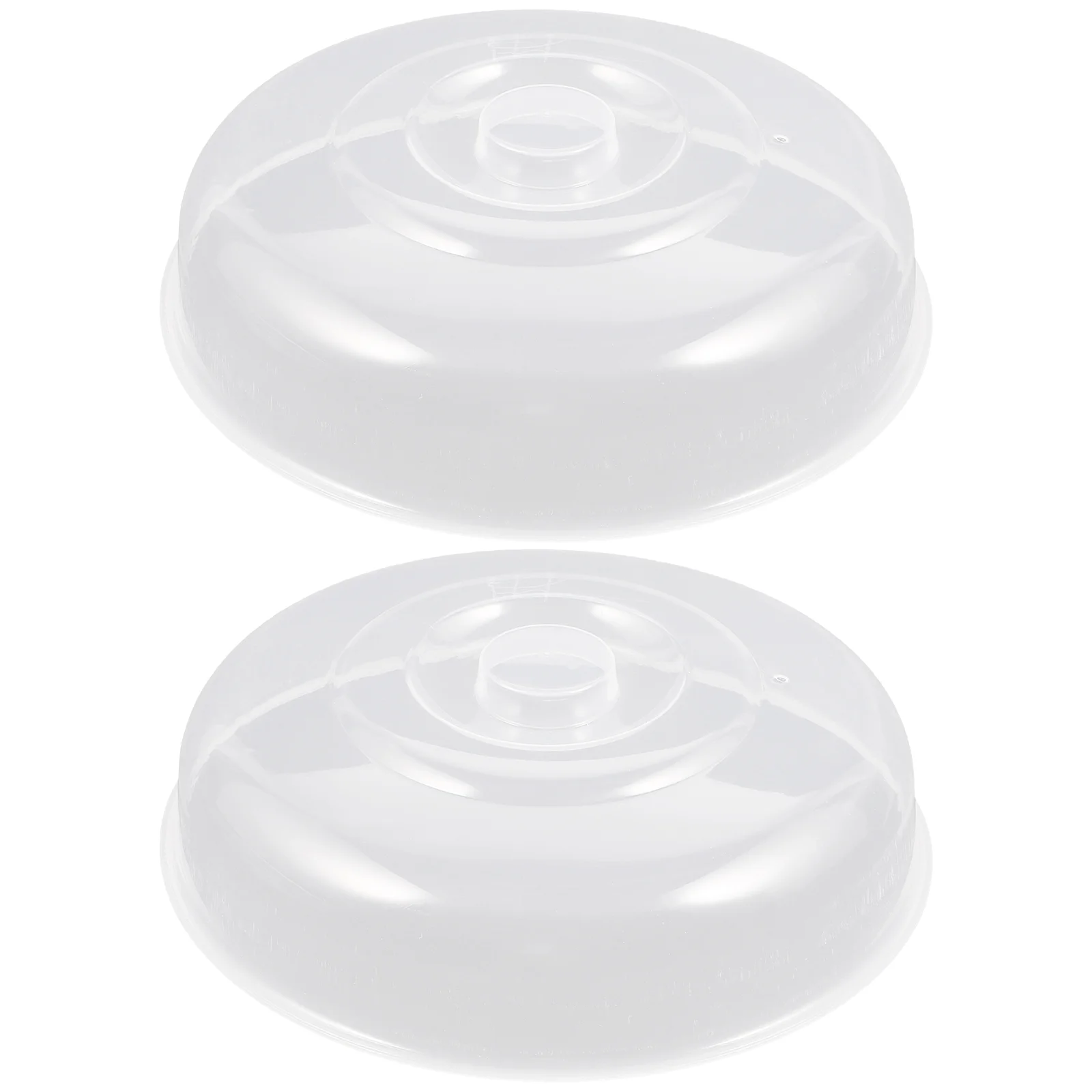 

2 Pcs Food Cover Lids Kitchen Protect from Flies Preservation Practical Plastic Transparent