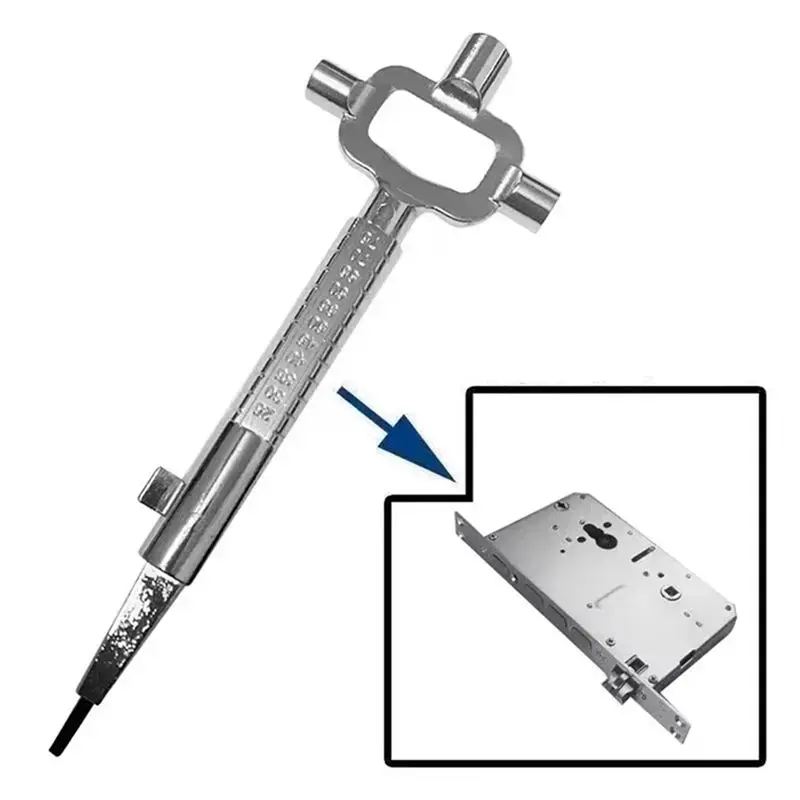 A36T-Locksmith Tools Multi-Purpose Lock Cylinder Auxiliary Adjustment Rod Lock Cylinder Gauge Cam Turner Spindle Turner