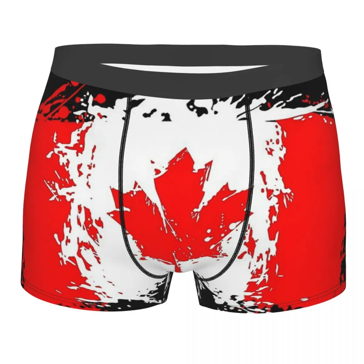 Canada Flag Red Canada Flag Underpants Homme Panties Male Underwear Ventilate