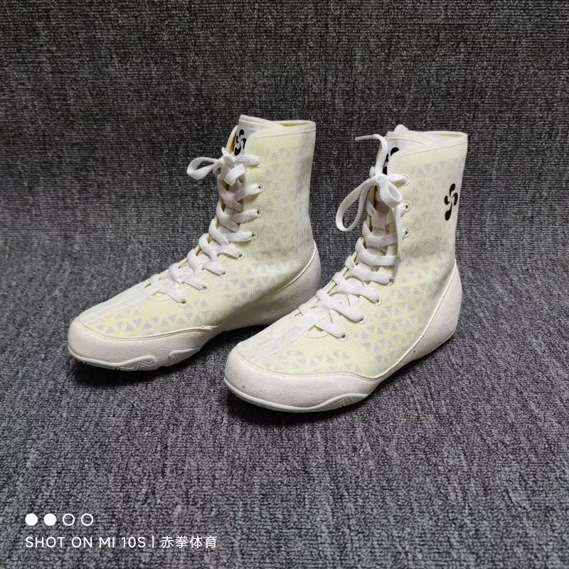 Original Brand Wrestling Shoe Good Quality Boxing Shoe Hard-Wearing Fighting Shoes High Top Gym Training Shoes For Men Women