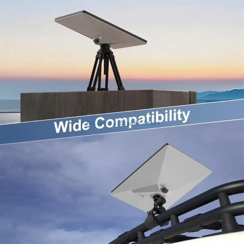 Y4ue para mini tubería soporte 1/4 adaptador tornillo tornillo aluminio adaptador soporte satélite mini adaptador