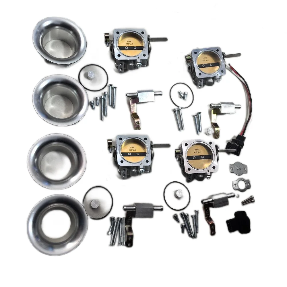 

Короткая четыре TZ7S OBX THROTTLE BODY 40/42/45/48/50 мм с высотой тяги Tps Air Horn 30 мм для 4-цилиндрового двигателя