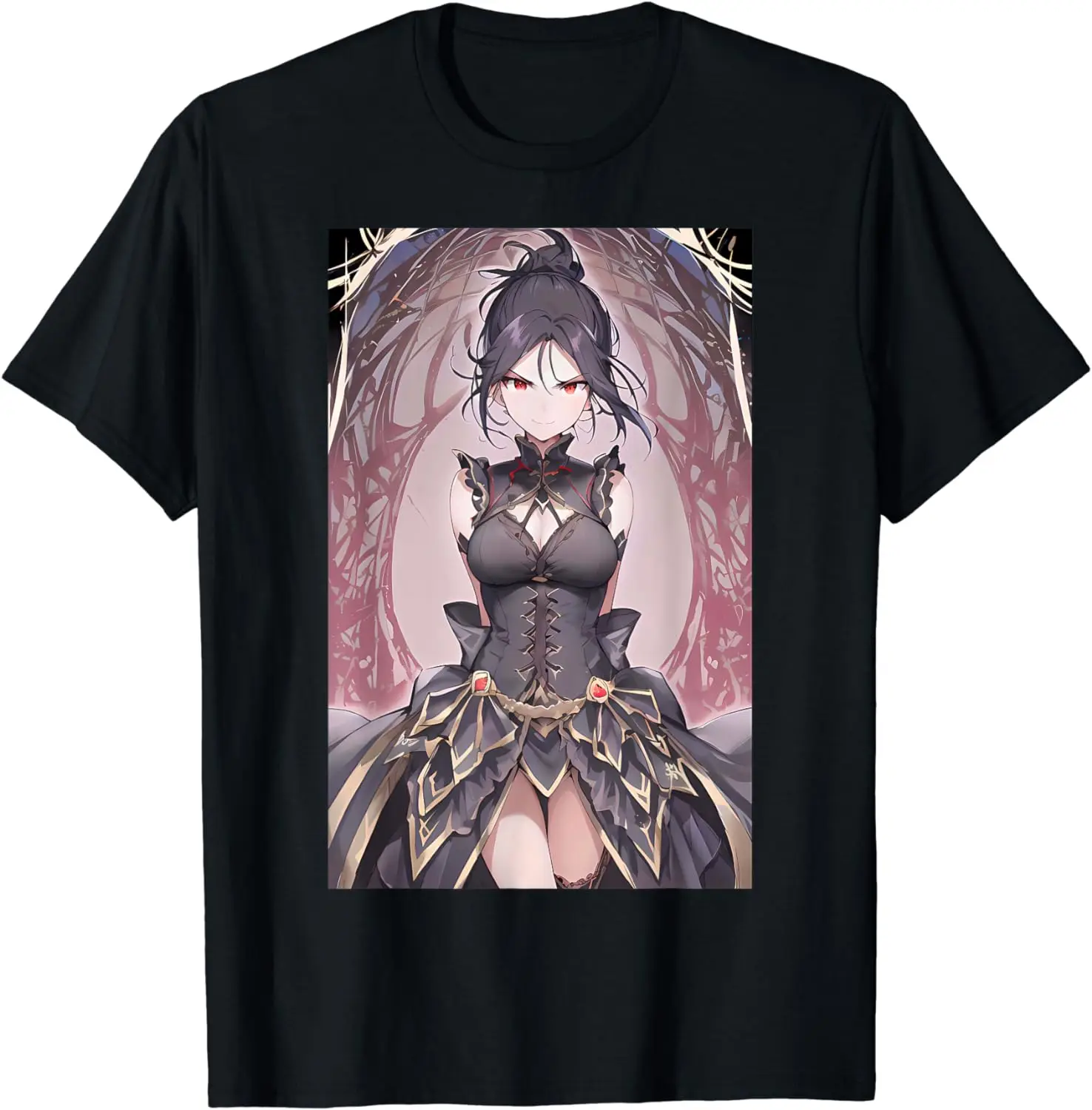 Tarot Aesthetic Soft Grunge Gothic Anime Girl T-Shirt