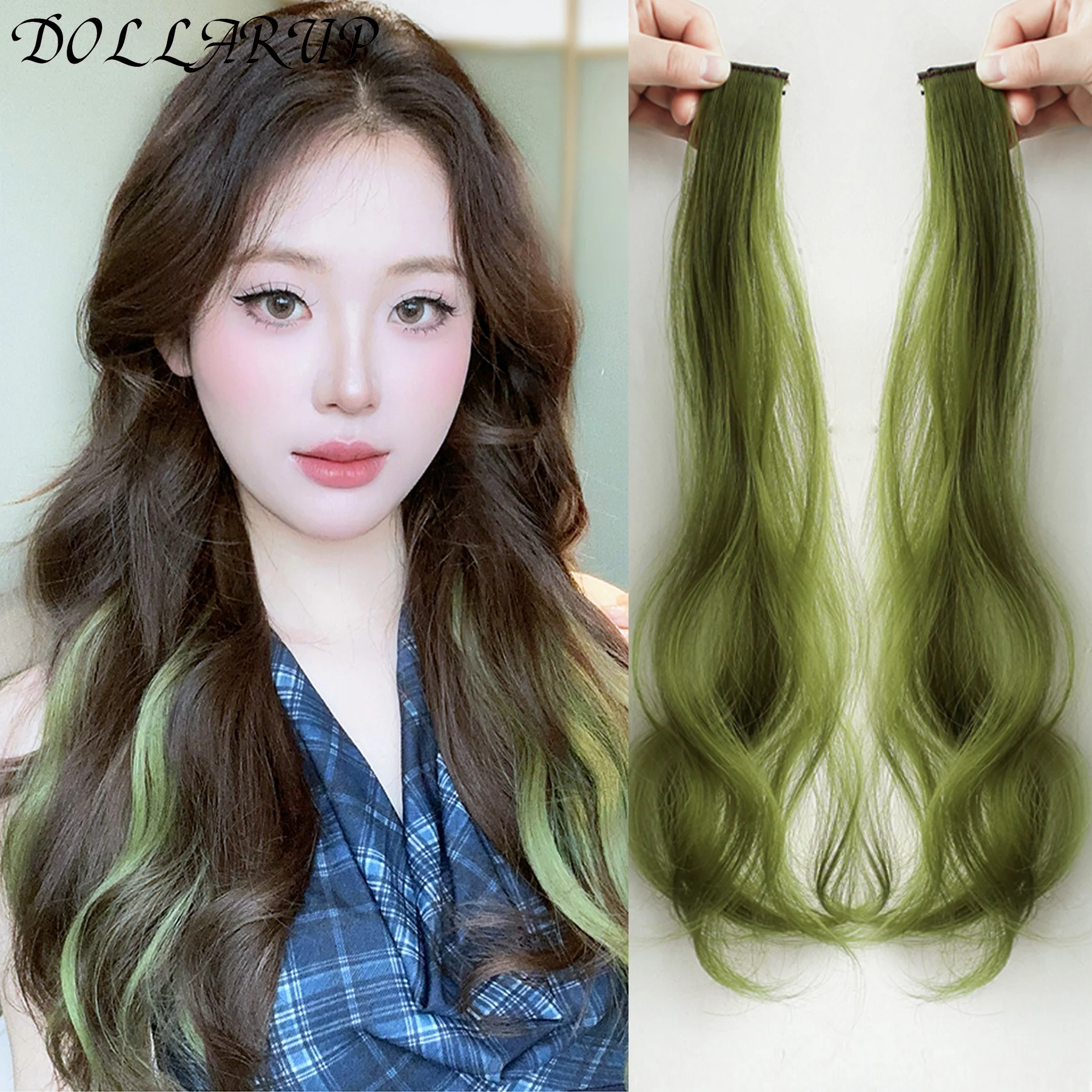

2pcs/set Sweet Kids Girl Wigs Hair Clip Cute Cool Candy Color Braid Wigs Hair Pin Hanging Ears Hair Dyeing Wig Headwear