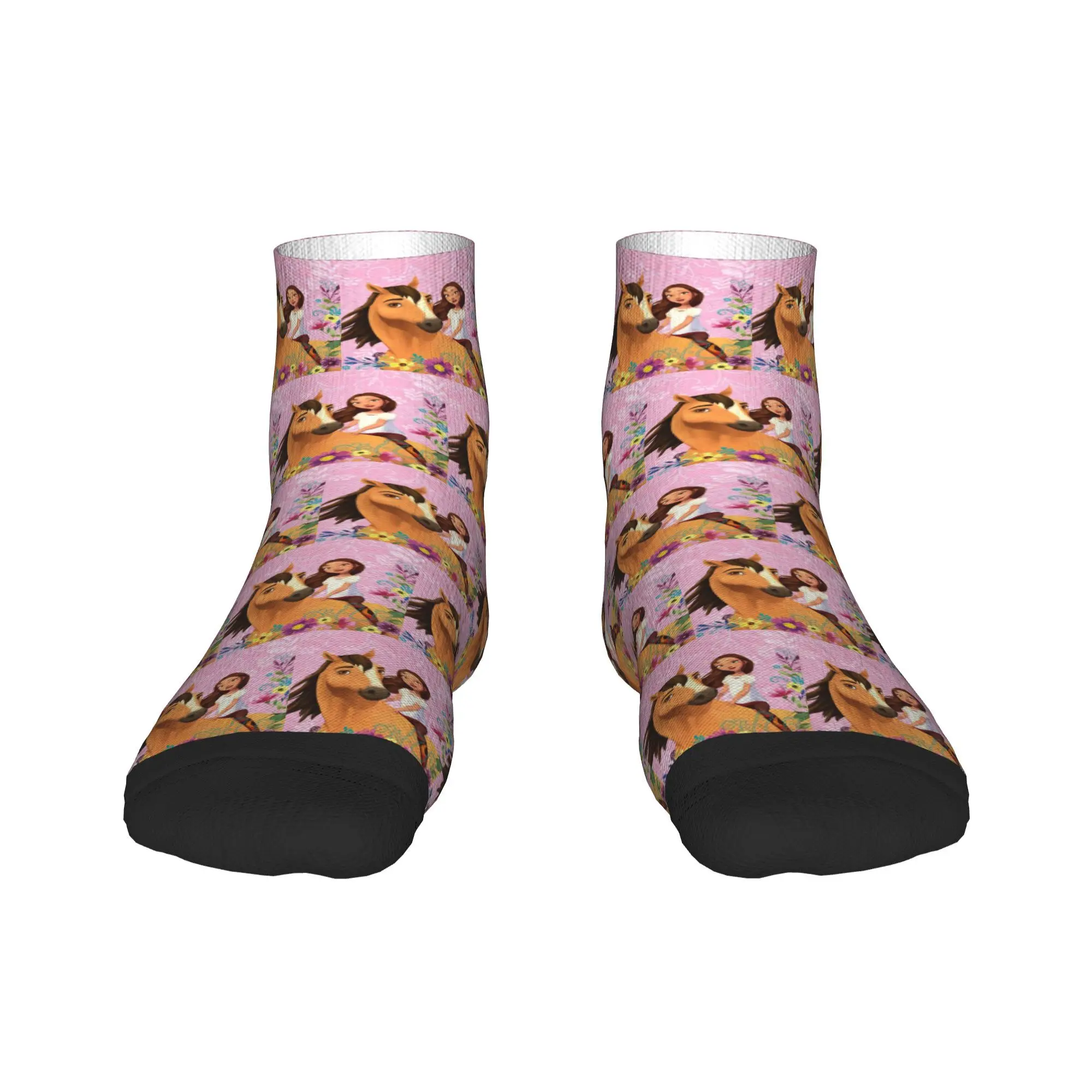 

Spirit Riding Free 1 Socks Harajuku High Quality Stockings All Season Socks Accessories for Unisex Christmas Gifts