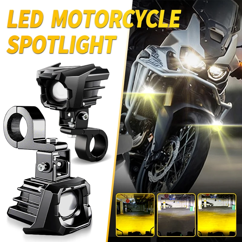 

LED Motorcycle Fog Light Brighter Lamp Off Road Driving Light Off Road for BMW ATV UTV Truck F800GS F700GS Auxiliary Light 12V