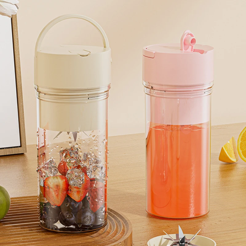 Портативная соковыжималка, блендер для коктейлей, смузи, 500 мл, несколько цветов, 16 лезвий, быстрое смешивание, блендер 2 в 1, соковыжималка для бутылок Портативная соковыжималка, блендер для коктейлей, смузи, 500 мл, несколько цветов, 16 лезвий, быстрое смешивание, блендер 2 в 1, соковыжималка для бутылок