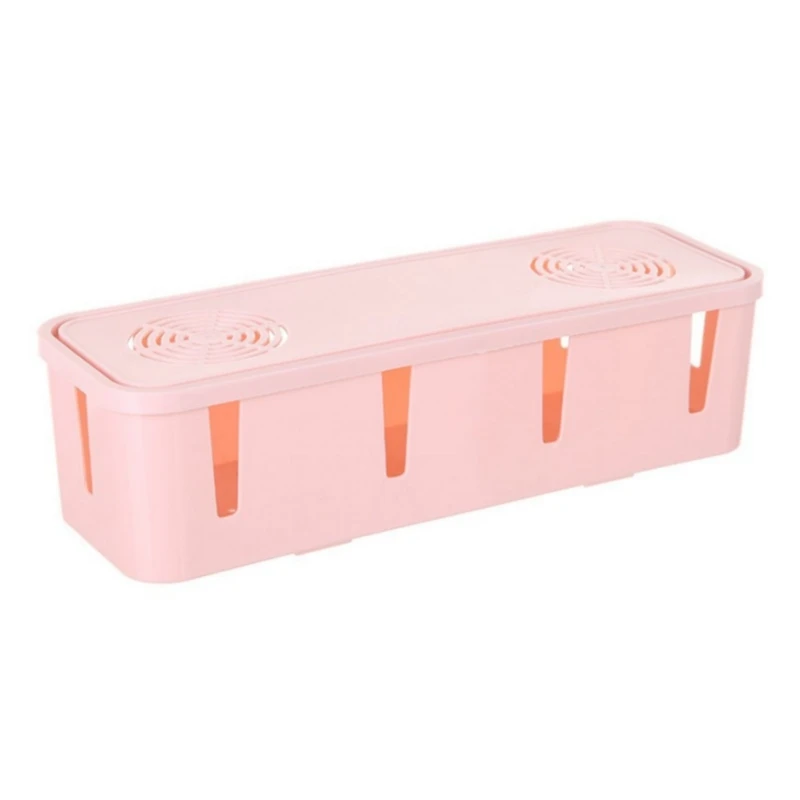 أحدث صندوق تخزين الكابلات المقبس مرتب منظم إدارة الأسلاك خط الشبكة حقيبة للتخزين حاوية غرفة المنزل الآمنة