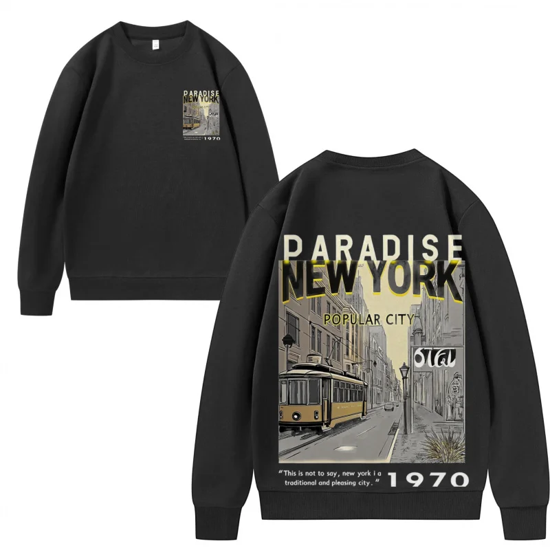 تي شيرت رجالي Paradise New York City Scene Halloween في عام 2025، قميص مطبوع رائع ومريح