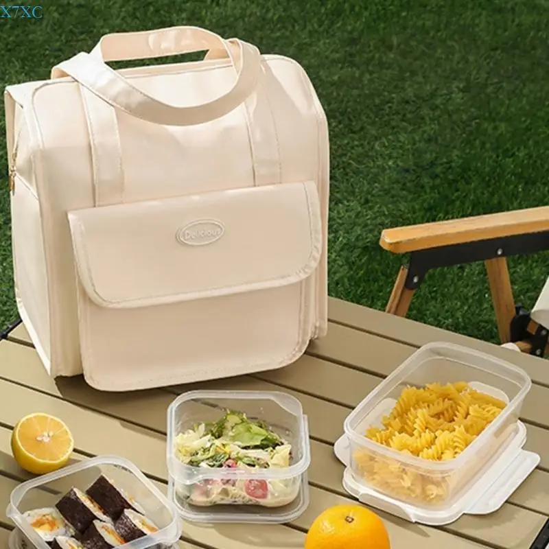 X7XC Multipurpose Women's Lunch Bag Insulated Lunch Organizers for Keeping Meals Warm