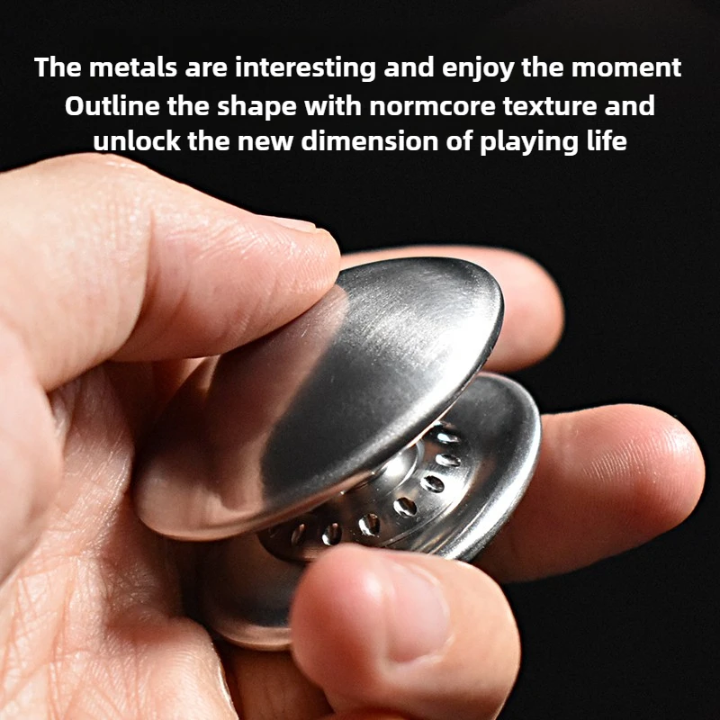 DANHUO EDC Infinite Feel Joystick Metal Mechanical Fingertip Push Card Decompression Toy