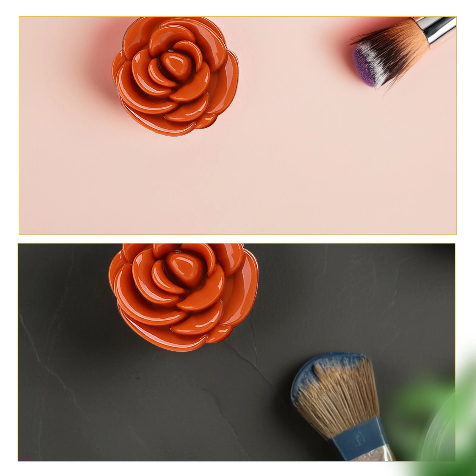 6 pezzi di rossetto a forma di fiore, custodia vuota, contenitore riutilizzabile, bottiglie di crema da viaggio per balsamo per labbra, crema per gli occhi