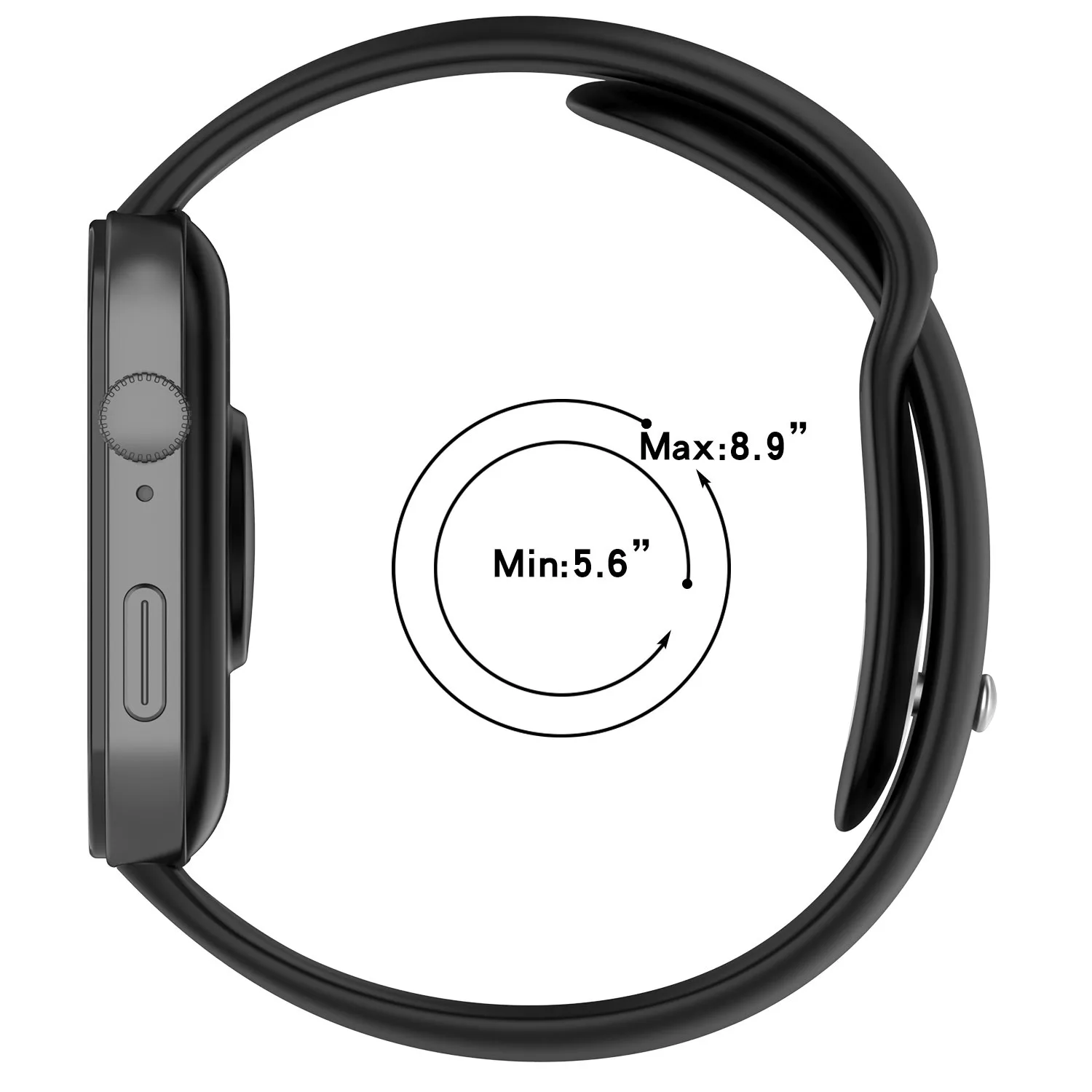 Silikon-Schlaufenarmband für die Huawei Watch Fit 4, Smartwatch-Zubehör, Ersatz-Sportarmband für Huawei Watch Fit 3 und 4 Pro. – Detail 5